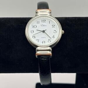 Black & Silver Eikon Cuff Watch